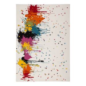 Kurzflorteppich Guayama Drop Kunstfaser - Creme / Mehrfarbig - 120 x 170 cm