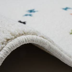 Laagpolig vloerkleed Guayama Drop kunstvezels - crèmekleurig/meerdere kleuren - 120 x 170 cm