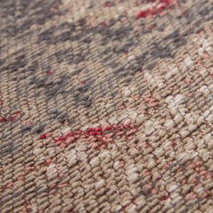 Dekokissen Solitaire Vintage Textil - Braun / Rot - 60 x 40 cm