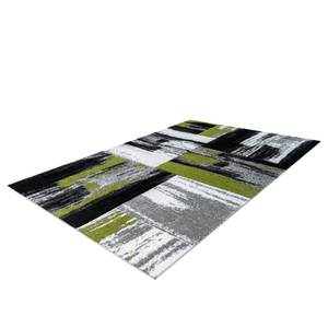 Tapis Dominica Roseau Fibres synthétiques - Vert kiwi - 80 x 150 cm