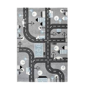 Tapis enfant Australia Marree Fibres synthétiques - Gris / Anthracite - 80 x 150 cm