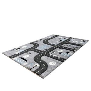 Tapis enfant Australia Marree Fibres synthétiques - Gris / Anthracite - 80 x 150 cm