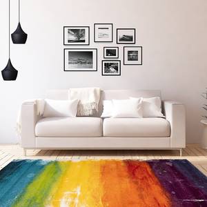 Kurzflorteppich Thailand Phayao Kunstfaser - Mehrfarbig - 80 x 150 cm