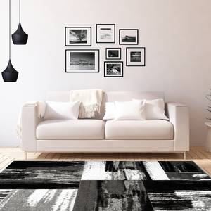 Laagpolig vloerkleed Dominica Roseau kunstvezels - Grijs - 120 x 170 cm