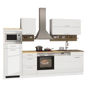 Küchenzeile Mailand III Weiß - Mit Elektrogeräten