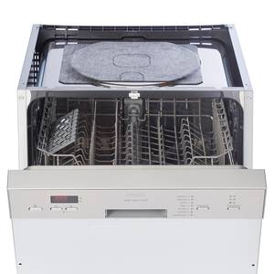 Küchenzeile Mailand IX Graphit - Induktion - Mit Elektrogeräten - Mit Kühlschrank