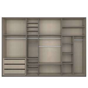 Schwebetürenschrank SKØP V Grauspiegel / Graphit - 315 x 236 cm - 3 Türen - Classic