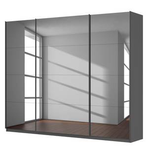 Schwebetürenschrank SKØP V Grauspiegel / Graphit - 270 x 222 cm - 3 Türen - Classic