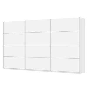 Schwebetürenschrank SKØP I Alpinweiß - 405 x 236 cm - 3 Türen - Premium