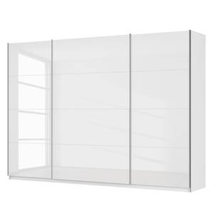 Schwebetürenschrank SKØP III Alpinweiß / Hochglanz Weiß - 315 x 222 cm - 3 Türen - Comfort