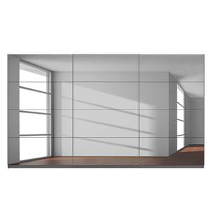 Schwebetürenschrank SKØP V Grauspiegel / Graphit - 405 x 222 cm - 3 Türen - Premium