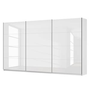 Schwebetürenschrank SKØP III Alpinweiß / Hochglanz Weiß - 405 x 236 cm - 3 Türen - Premium