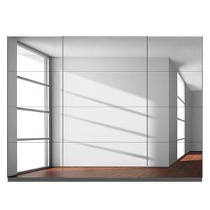 Schwebetürenschrank SKØP V Grauspiegel / Graphit - 315 x 222 cm - 3 Türen - Classic