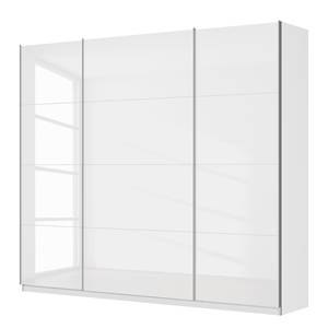 Schwebetürenschrank SKØP III Alpinweiß / Hochglanz Weiß - 270 x 236 cm - 3 Türen - Comfort