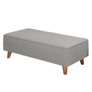 Banc capitonné Nordic Chic Tissu - Granit