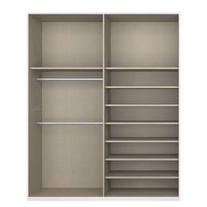 Armoire SKØP IX Blanc alpin / Miroir en cristal - 181 x 236 cm - Confort