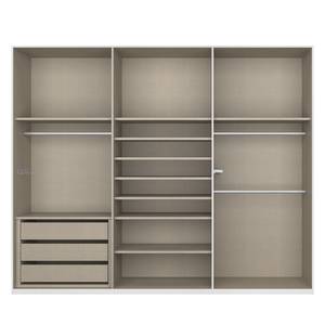 Drehtürenschrank SKØP III Hochglanz Weiß - 270 x 222 cm - Premium