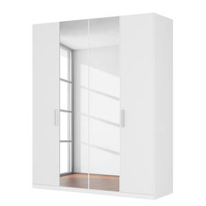 Armoire SKØP IX Blanc alpin / Miroir en cristal - 181 x 222 cm - Confort