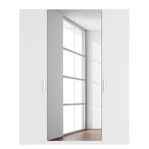 Armoire SKØP IX Blanc alpin / Miroir en cristal - 181 x 222 cm - Confort