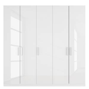 Drehtürenschrank SKØP III Hochglanz Weiß - 225 x 222 cm - Premium