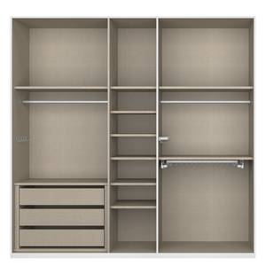 Drehtürenschrank SKØP III Hochglanz Weiß - 225 x 222 cm - Premium