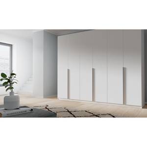 Drehtürenschrank SKØP glass alu Mattglas Weiß - 270 x 222 cm - Classic