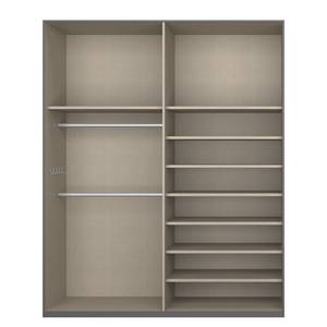 Drehtürenschrank SKØP II Graphit - 181 x 236 cm - Comfort