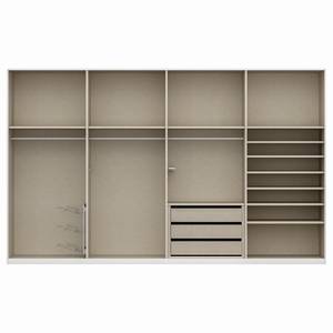 Armoire SKØP glass alu reflect Verre blanc mat / Miroir en cristal - 360 x 236 cm - Premium