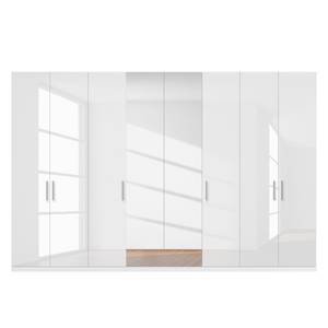 Armoire SKØP XI Blanc brillant / Miroir en cristal - 360 x 236 cm - Classic