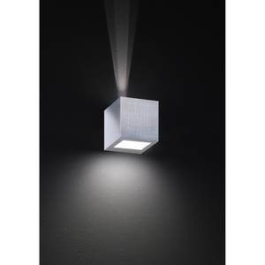 Applique murale Cub Led Aluminium / Plexiglas - 1 ampoule