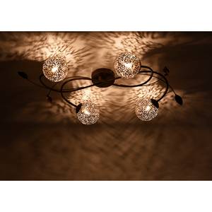 Plafondlamp Greta Aluminium/ijzer - 4 lichtbronnen