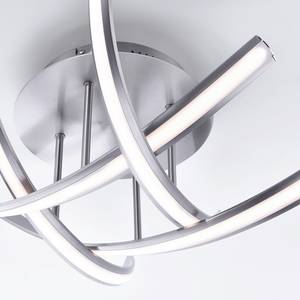 Plafonnier Linda II Aluminium / Plexiglas - 4 ampoules - Argenté