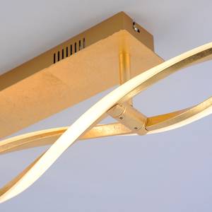 LED-plafondlamp Polina Aluminium/plexiglas - 2 lichtbronnen