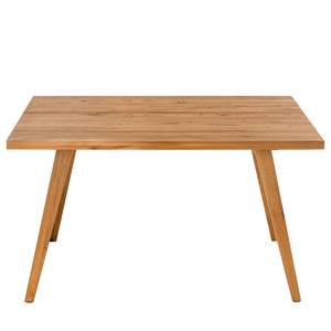 Eettafel Woodha Scandi massief eikenhout - Eik - Breedte: 140 cm - Zonder functie