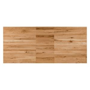 Eettafel Woodha Scandi massief eikenhout - Eik - Breedte: 180 cm - Met uitschuifbaar middengedeelte en inlegplaten