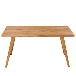 Eettafel Woodha Scandi massief eikenhout - Eik - Breedte: 160 cm - Zonder functie