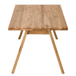 Table Woodha Skandi Chêne massif - Chêne - Largeur : 160 cm - Sans rallonge