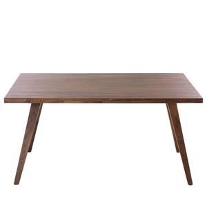 Table Woodha Skandi Acacia massif - Noyer - Largeur : 160 cm - Sans rallonge