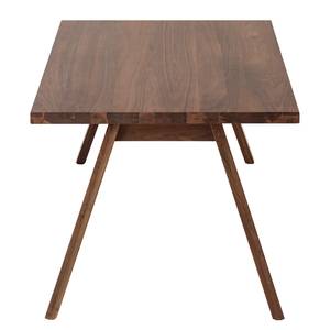 Table Woodha Skandi Acacia massif - Noyer - Largeur : 140 cm - Sans rallonge