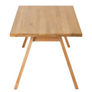 Eettafel Woodha Scandi massief beukenhout - Beuk - Breedte: 160 cm - Zonder functie