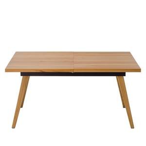 Eettafel Woodha Scandi massief beukenhout - Beuk - Breedte: 160 cm - Met uitschuifbaar middengedeelte en inlegplaten