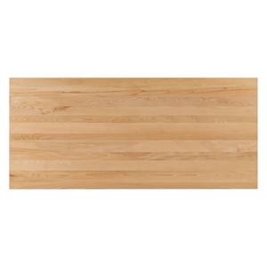 Table Woodha A Hêtre massif / Acier - Hêtre - Largeur : 200 cm - Sans rallonge - Noir