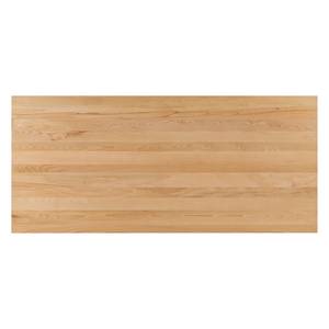 Eettafel Woodha U massief beukenhout/staal - Beuk - Breedte: 200 cm - Zonder functie - Zwart