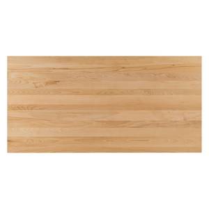 Eettafel Woodha H massief beukenhout/staal - Beuk - Breedte: 180 cm - Zonder functie - Zwart