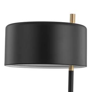 Tafellamp Norby staal - zwart/messingkleurig