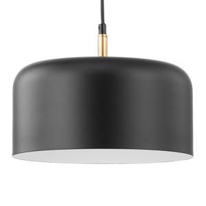 Hanglamp Norby staal - zwart/messingkleurig