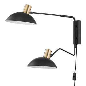 Wandlamp Flov I staal - zwart