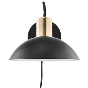 Wandlamp Flov II staal - zwart