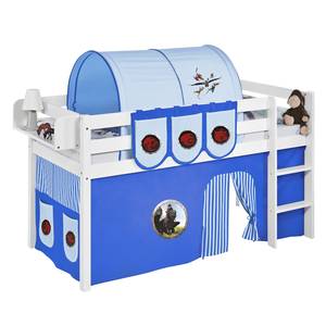 Spielbett JELLE Dragons Blau Kiefer massiv - Dragons Blau - Mit Leiter