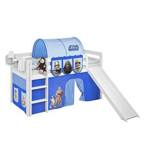 Speelbed JELLE Star Wars blauw Massief grenenhout - Star Wars blauw - Met glijbaan